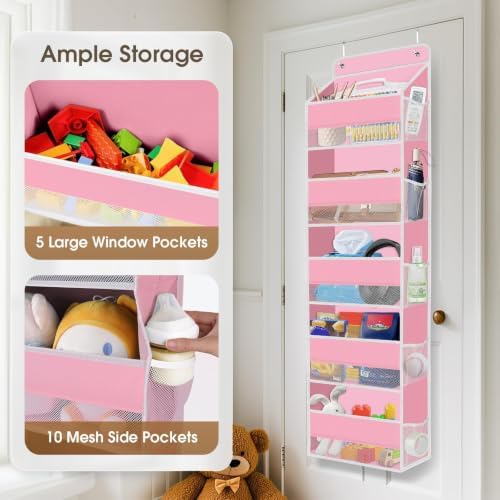 1Pack Over The Door Organizer Large Capacity Hanging Storage Room Organizer - Image 4