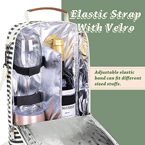 Tirrinia 2 Bottle Wine Cooler Bag Tote - Image 2