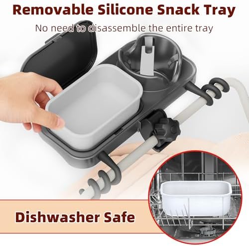 KingKam Universal Double Stroller Snack Tray - Image 3
