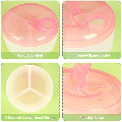 Accmor Baby Formula Dispenser On The Go, Formula Container to Go, Non-Spill - Image 3