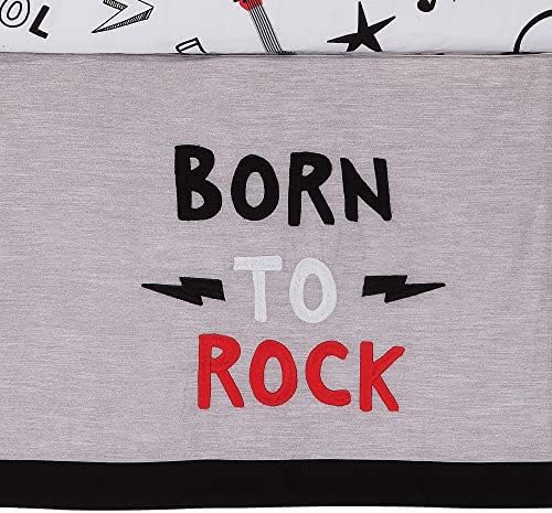 Lambs & Ivy Rock Star Musical Instruments 3-Piece Baby Crib Bedding Set - Image 7