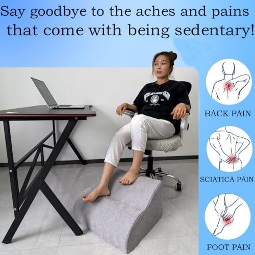 Foot Rest for Under Desk at Work.Multifunctional 3-Tier Foot Stool - Image 4