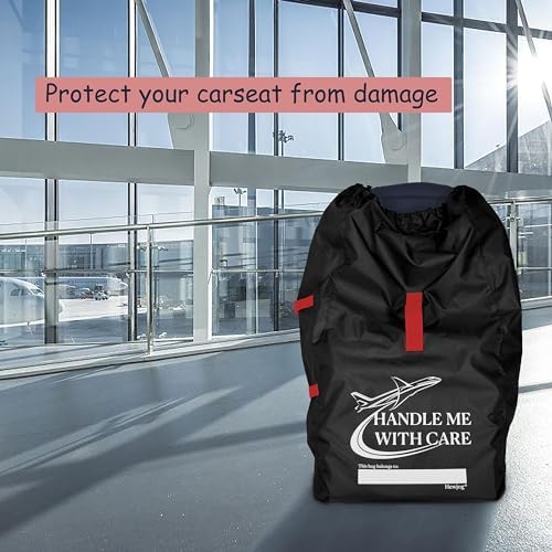 Car Seat Travel Bag for Airplane, Carseat Cover for Air Travel for Infant - Image 5