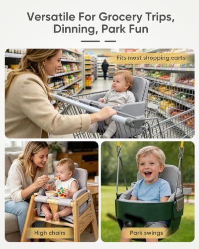 Padded Shopping Cart Seat Cover - Image 4
