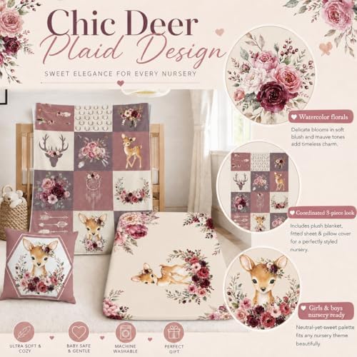 Baby Crib Bedding Set 3 Pcs - Image 2