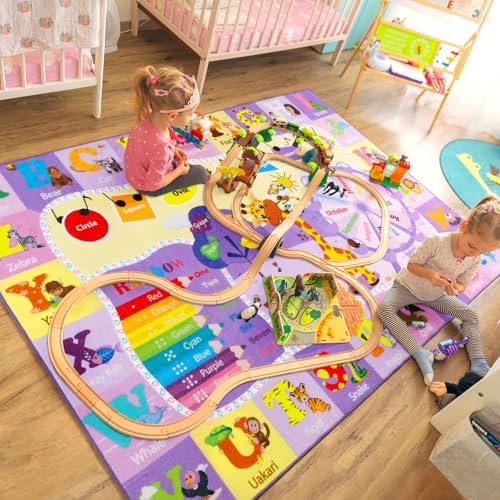 BENRON 3x5 Playroom Rug for Kids Washable, PlayMat - Image 4