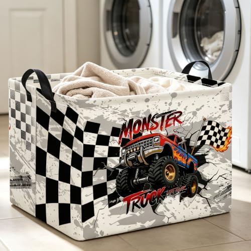 Rectangle Storage Basket with Handles, Collapsible Storage Bin, Books Box - Image 5