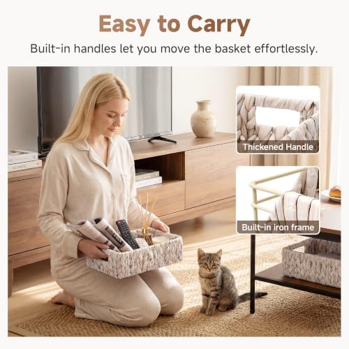 StorageWorks Wicker Baskets for Storage - Image 4
