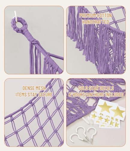 Lare Stuffed Animal Storage Hammock Corner Net - Image 2