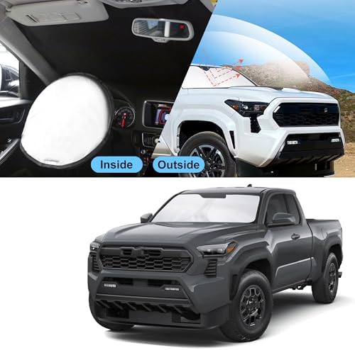 TINGLU Sun Shade for Toyota Tacoma 2016-2024 2025 2026 Accessories Windshield - Image 6