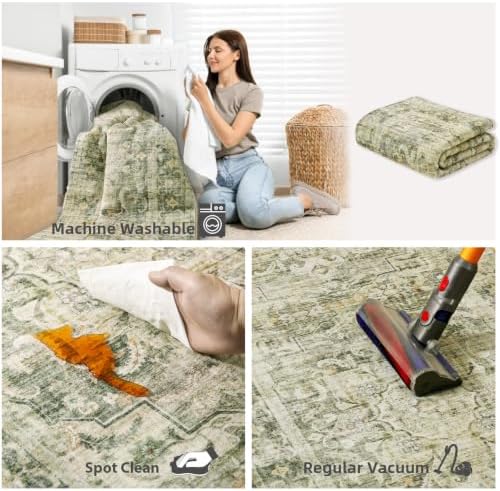 Hallway Runner Rug Non Slip: 2'6"x8' Washable Kitchen Rugs Carpet Runner - Image 6