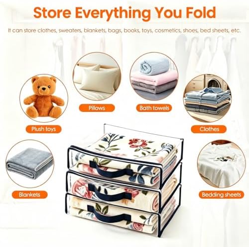 12 Pack Clear Storage Bags - Image 5