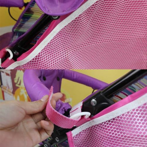 2 Pack Universal Side Sling Stroller Mesh Cargo Net, Side Sling Stroller Mesh - Image 2