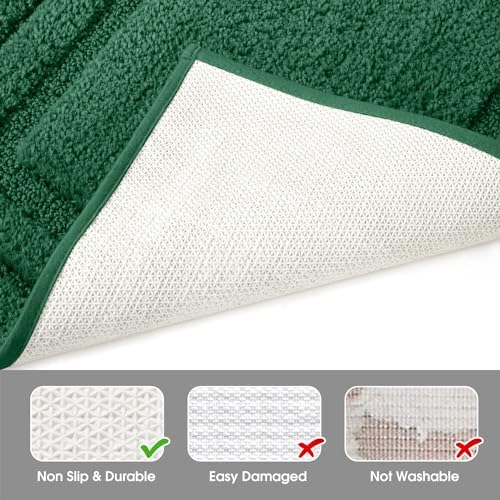 HOMEIDEAS Bathroom Rugs Sets 2 Piece, Super Soft and Absorbent Non Slip - Image 5