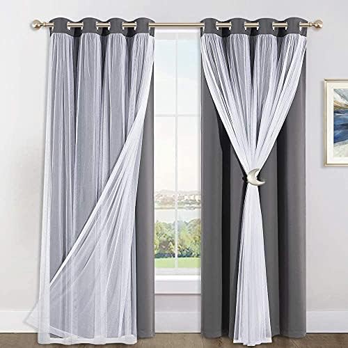 Magnetic Curtain Tiebacks 1 Pair Curtain Clips Rope Holdbacks Moon and Star - Image 7
