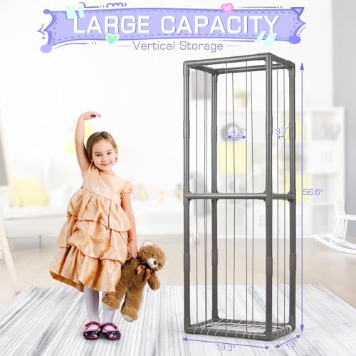 Stuffed Animal Storage Zoo Holder Space Save, PVC Stuffed Animal Organizer - Image 2