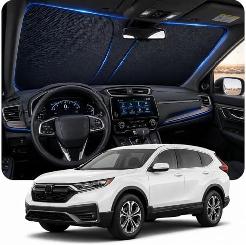 DooGooCoo Windshield Sun Shade for Honda CRV 2017-2021 2022 Car Sun Shade by DooGooCoo