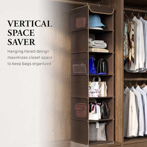 Simple Houseware 6 Shelf Hanging Closet Organizer - Image 6