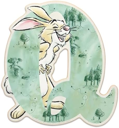 Open Road Brands Disney Winnie the Pooh Letter Q Wood Wall Decor by OpenRoadBrands