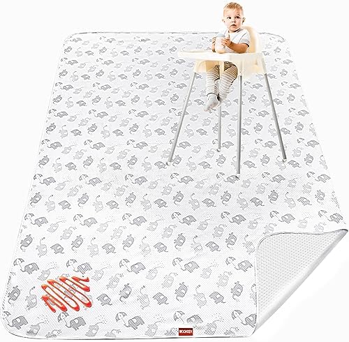 Large Splat Mat for Under High Chair/Arts/Crafts/Playtime, Moonsea High Chair by Moonsea