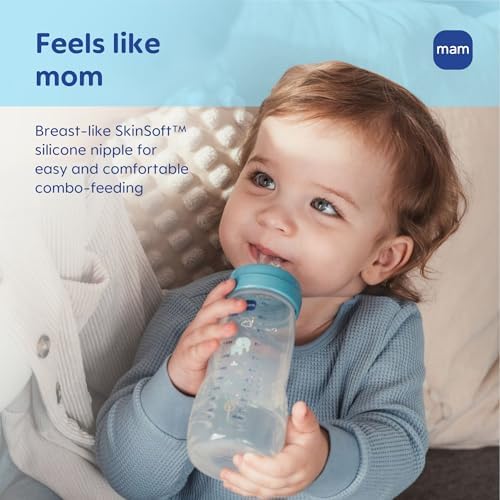 MAM 11oz Active Natural Flow Active Anti-Colic Baby Bottle, 4+ Mths, 4 Pack - Image 6