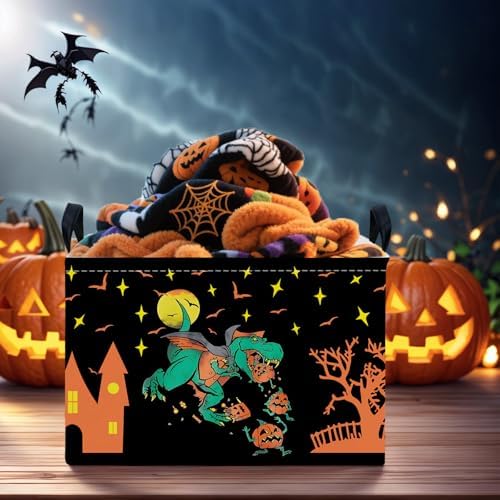 Halloween Basket Gift Cute Pumpkin Ghost Parties Decor Kid Trick or Treat Basket - Image 5