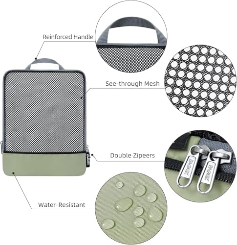 BAGAIL 4 Set/6 Set/8 Set Compression Packing Cubes Travel Accessories - Image 3