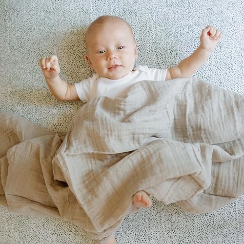 Little Unicorn Premium Crib Sheet | Breathable & Super-Soft Muslin Fabric - Image 4
