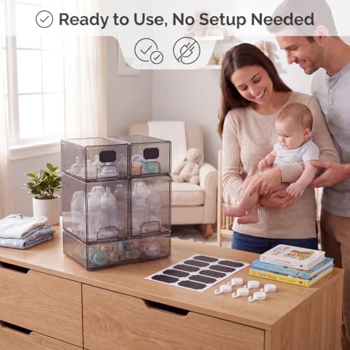 5 pack baby bottle storage organizer - Image 4