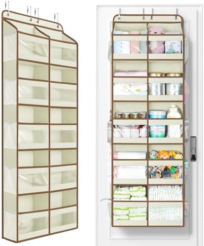 Yecaye 5-Tier Over The Door Organizer Dual-Column, 80lbs Load Over the Door by Yecaye