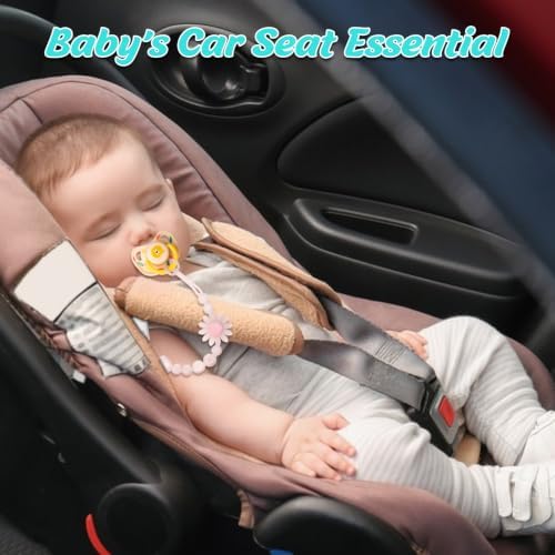 Pacifier Clip, 2 Pack Semi-Transparent Silicone Pacifier Clip - Image 6