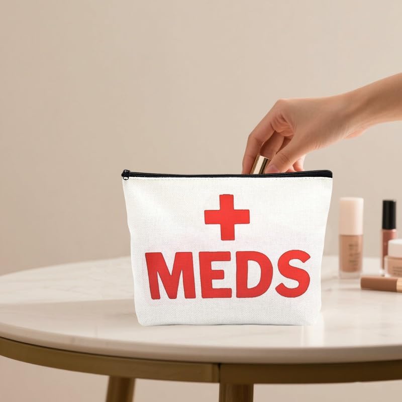 Meds Bag Makeup Storage Pouch Nurse Med Medicial Organizer Travel Bag - Image 7