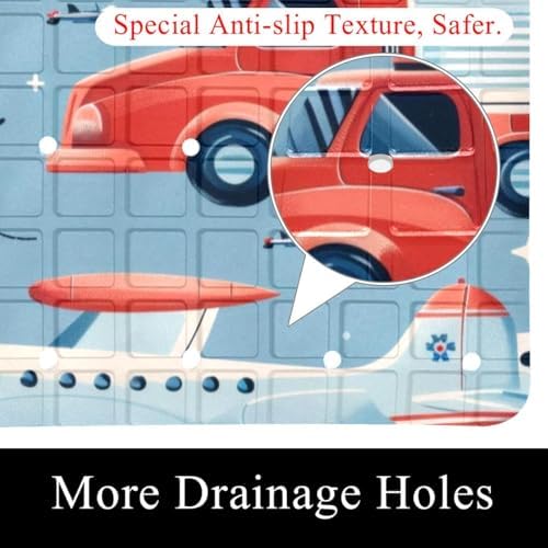 Non Slip Shower Mat Bathtub Mat 15.1x26.8 Inch, Quick Dry Bath Mat - Image 2