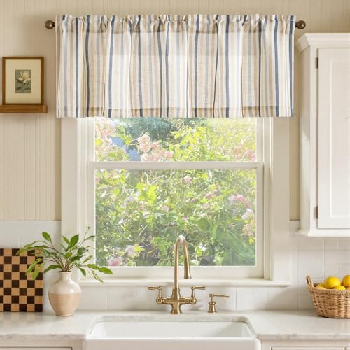 jinchan Linen Boxter Stripe Valances - Image 2