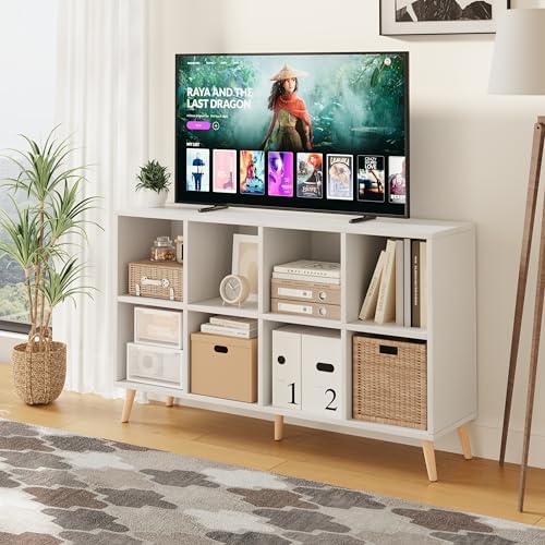 8-Cube Bookshelf 2 Tier Modern Bookcase - Image 2