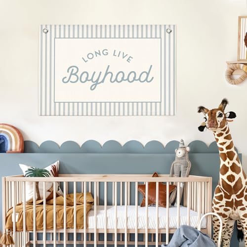 Lacama Long Live Boyhood Boys Room Decor, Boy Nursery Decor - Image 2