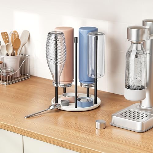 niffgaff Bottle Drying Rack – Ceramic Base Bottle Organizer - Image 3