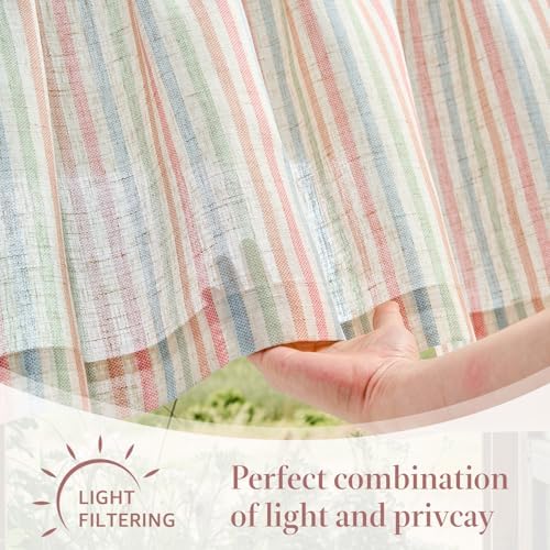 jinchan Linen Boxter Stripe Valances - Image 7