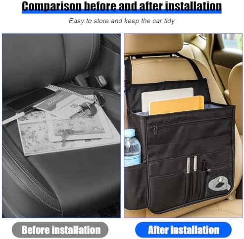 Car Front Seat Organizer, Automotive Interior Storage Organizer, Universal - Image 6