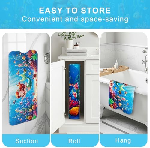 Bath Mat for Tub Non Slip Kids Bathtub Mat 40x16 Baby Bath Mat - Image 6