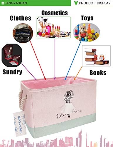 Rectangular Thick Pink Storage Bin Household - Image 3