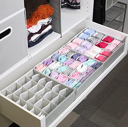 Simple Houseware Sock Drawer Organizer, 3 Pack - Image 4