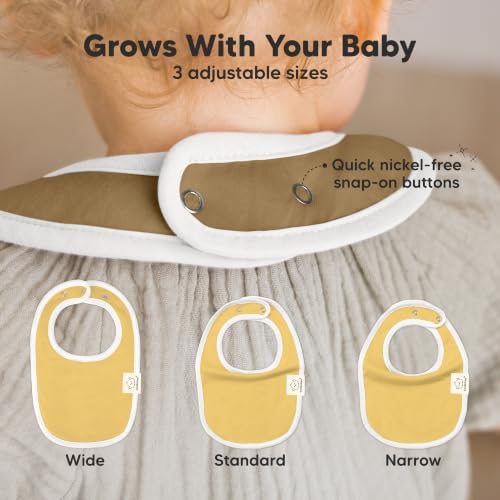 KeaBabies 8-Pack Organic Baby Bibs - Image 4
