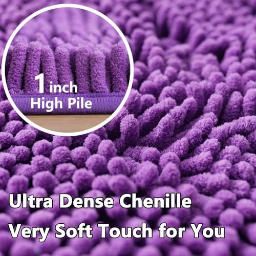 BOANKODU Toilet Rugs U-Shaped, Machine Washable, Bath Mats - Image 4