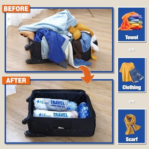 18 Compression Bags for Travel Essentials, Vacuum Packing Space Saver Bags for - Image 5