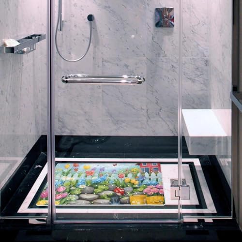 Shower Mat Bathtub Mat, 26.8x15.1 inch, Non-Slip Bath Mat - Image 6