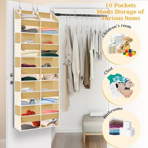 Ofiray-home Over the Door Organizer 5 Tiers, Extra Large Behind Door Storage of - Image 5