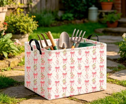 CLOCOR Rectangular Storage Basket Empty, Gift Basket, Waterproof Storage Bin - Image 3