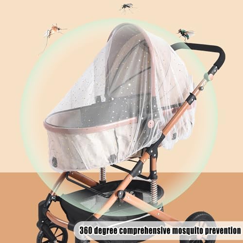 Baby Mosquito Net for Stroller Durable Protection Bug Netting Mesh Cover - Image 2