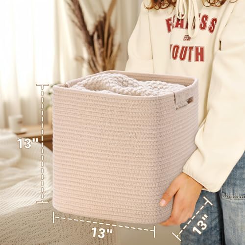 13 Inch Storage Cubes, 3 Pack Cube Storage Bins - Image 4